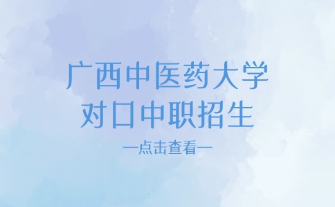 2024年廣西中醫(yī)藥大學(xué)對口中職招生計(jì)劃